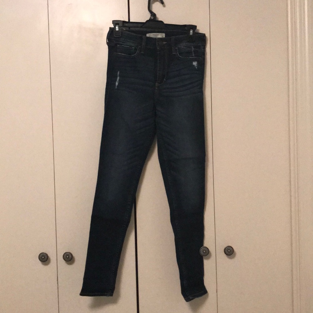 Abercrombie dark wash jeans